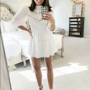 LoveShackFancy Talulah Pintuck Yoke Dress